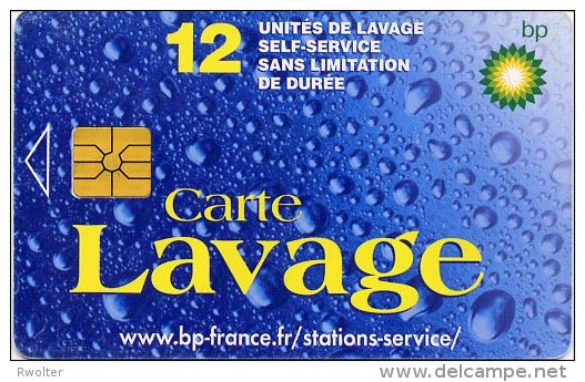 @+ Carte De Lavage BP - 12 UNITES - Puce Gem (2) - Car Wash Cards