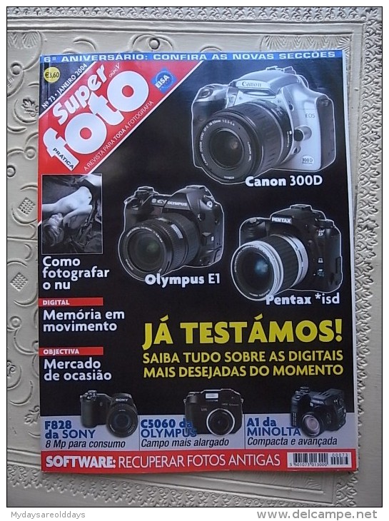 PHOTO PHOTOGRAPHY ART BOOK MAGAZINE - SUPER FOTO PORTUGAL - Photography