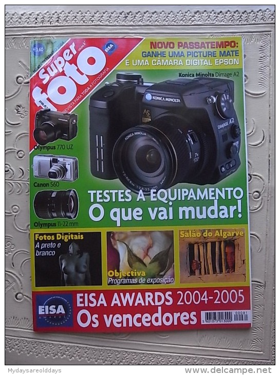 PHOTO PHOTOGRAPHY ART BOOK MAGAZINE - SUPER FOTO PORTUGAL - Photographie