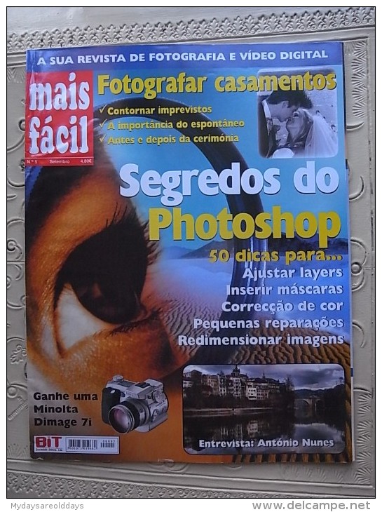 PHOTO PHOTOGRAPHY ART BOOK MAGAZINE - MAIS FACIL PORTUGAL - Photographie