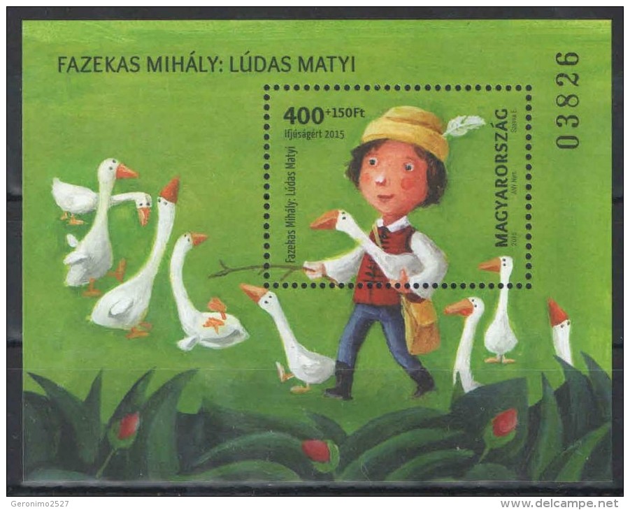 HUNGARY 2015 CULTURE Fable FOLK TALES - Fine S/S MNH - Neufs