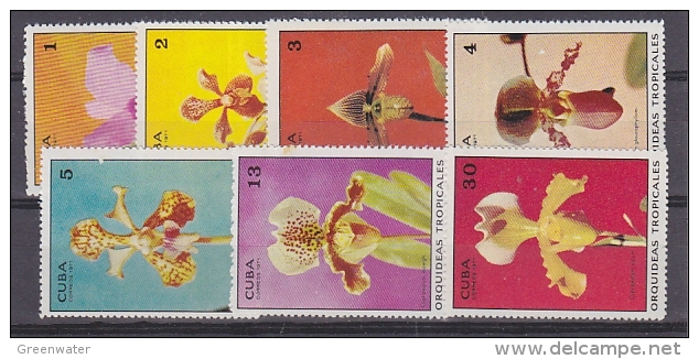 Cuba 1971 Orchids 7v ** Mnh (21001) - Neufs