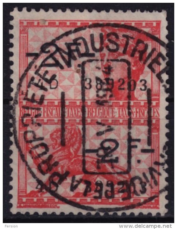 BELGIUM - Revenue STAMP - USED - 2 F. - Timbres