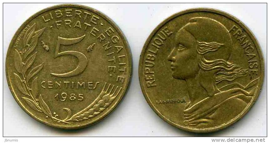 France 5 Centimes 1985 GAD 175 KM 933 - 5 Centimes