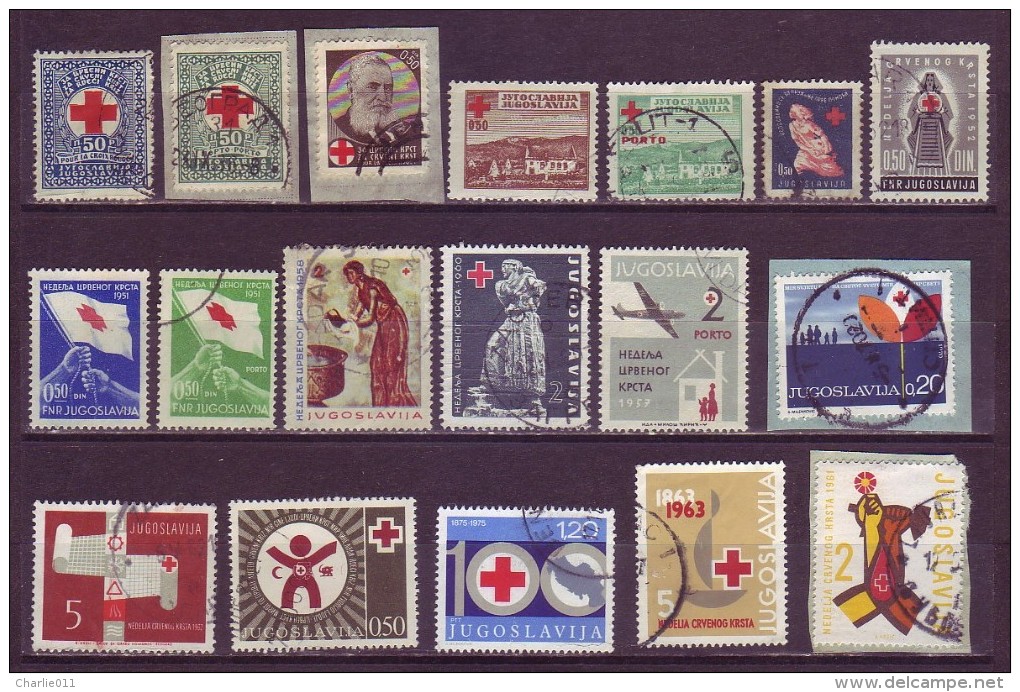 RED CROSS-PORTO-LOT 2-YUGOSLAVIA - Colecciones & Series