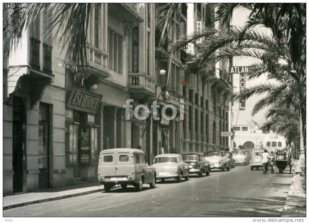 OLD REAL PHOTO POSTCARD CASA BERNET CEUTA ESPAÑA SPAIN AFRICA FOTO RUBIO CARS VOITURES BORGWARD ISABELLA - Ceuta