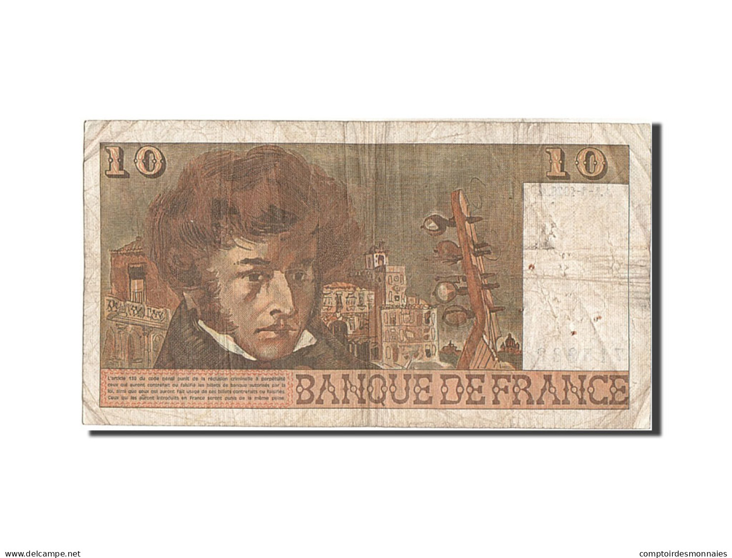 Billet, France, 10 Francs, 10 F 1972-1978 ''Berlioz'', 1976, 1976-03-04, TB - 10 F 1972-1978 ''Berlioz''