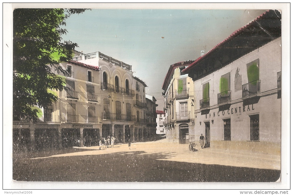 Espagne - Calanda ( Teruel ) Plaza De Espana Banco Central , Aragon - Teruel