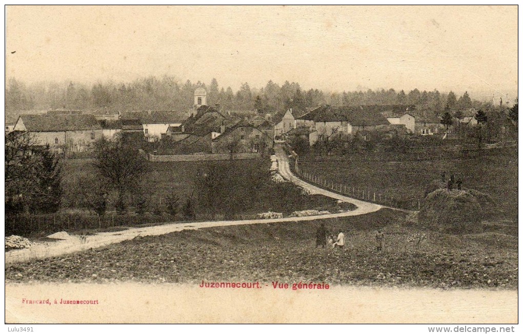 CPA- JUZENNECOURT (52) - Vue Sur L'entrée Du Village En 1913 - Juzennecourt