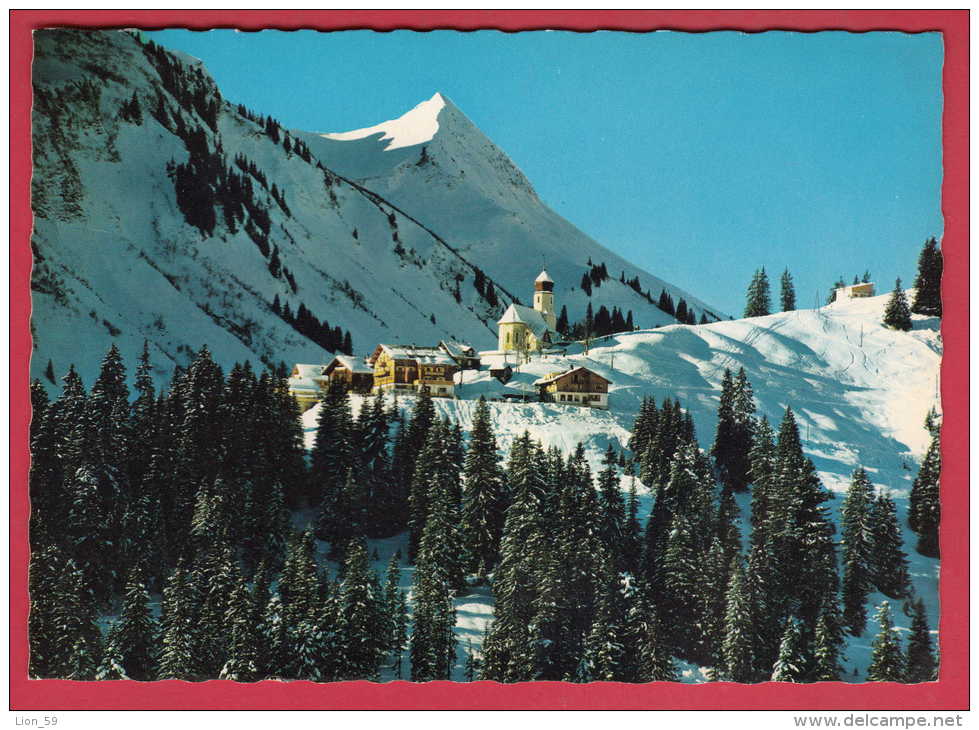 169227 / Damüls 1431 M. - Bregenzerwald , WINTERSPORTPLATZ  , HUT CHURCH - Austria Österreich Autriche - Bregenzerwaldorte