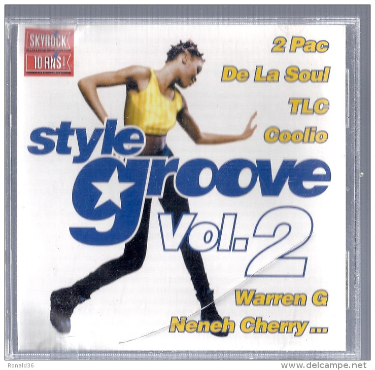 Disque CD STYLE GROOVE V2 2 PAC DE LA SOUL TLC COOLIO WARREN G NENEH CHERRY NEW EDITION JAMIROQUAI URBAN SPECIES LV TLC - Soul - R&B