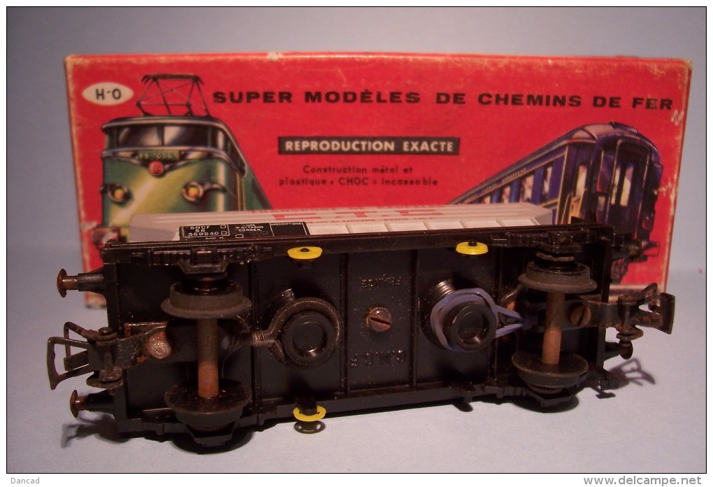 C.S.F.M. --Super Modèles De Chemins De Fer -TRAIN - H.O  -(transport De Céréales N° 105 ) - Goods Waggons (wagons)