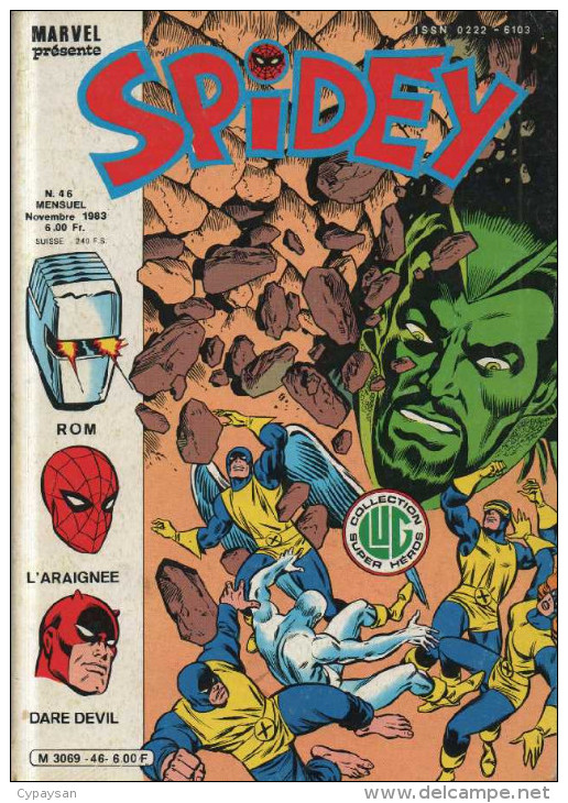 SPIDEY N° 46 BE LUG 11-1983 - Spidey