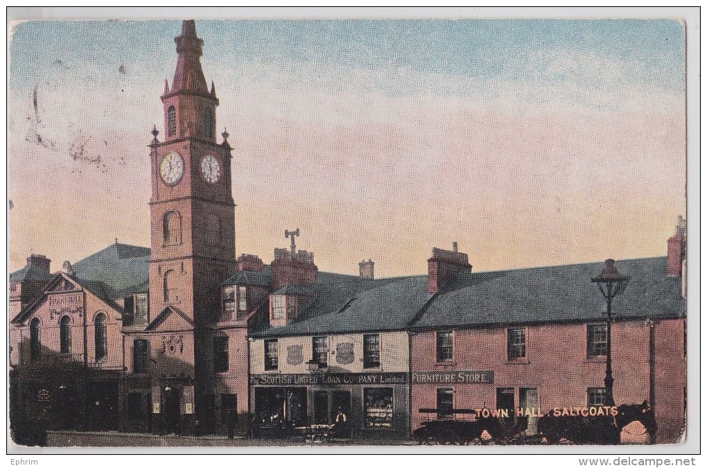 SALTCOATS (Ayrshire) - TOWN HALL - SCOTTISH UNITED LOAN COMPANY - Ayrshire