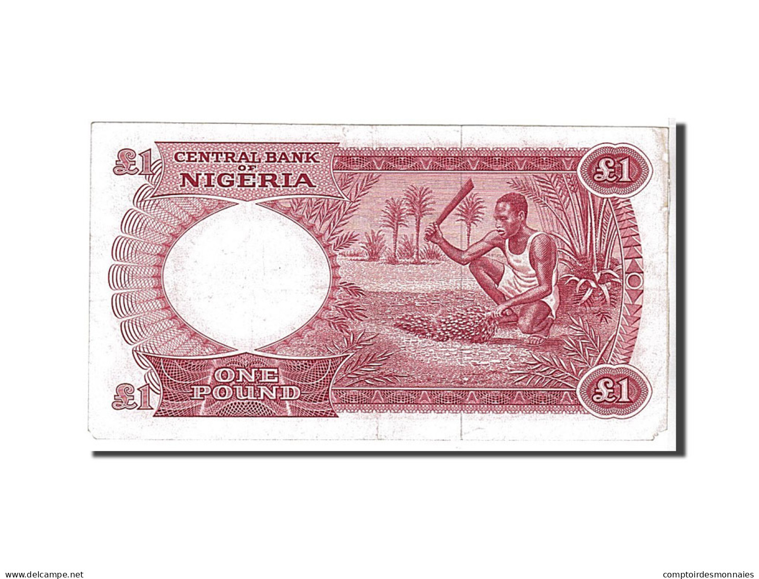 Billet, Nigéria, 1 Pound, 1967, KM:8, TTB - Nigeria