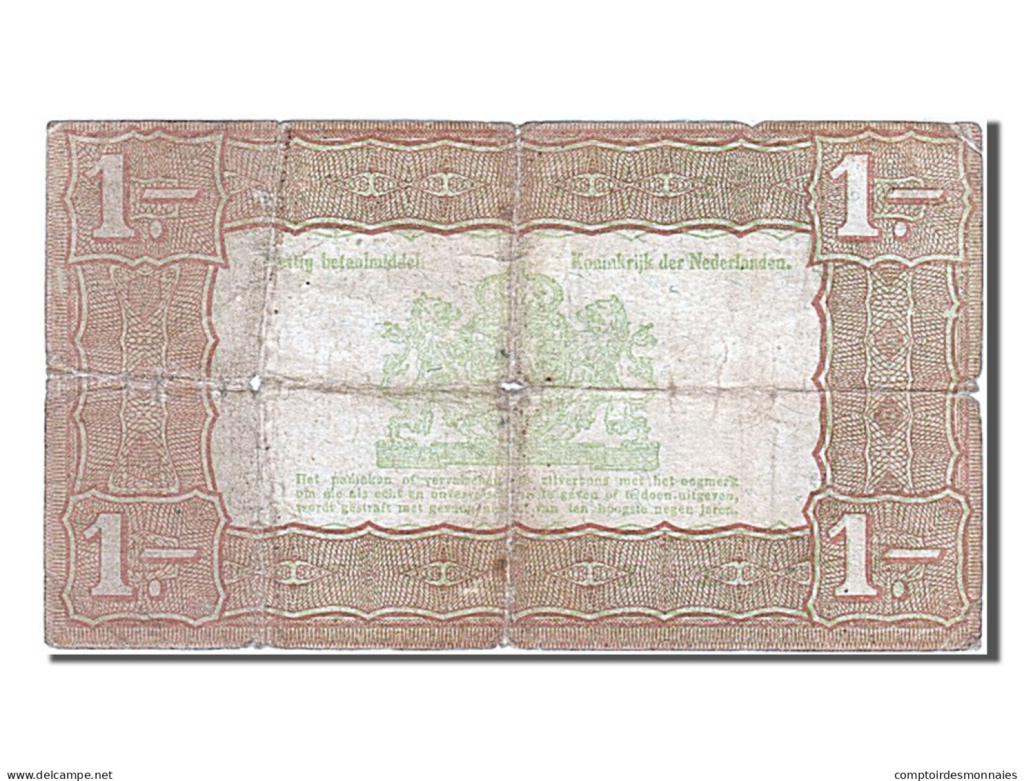 Billet, Pays-Bas, 1 Gulden, 1938, 1938-10-01, TB - 1 Gulden