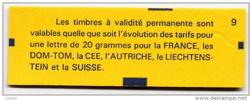 Carnet Neuf ** N° 1504(Yvert) France - Marianne De Briat - Moderni : 1959-…