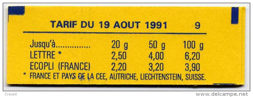Carnet Neuf ** N° 2715-C1(Yvert) France - JO Albertville, Lettre D - Moderni : 1959-…