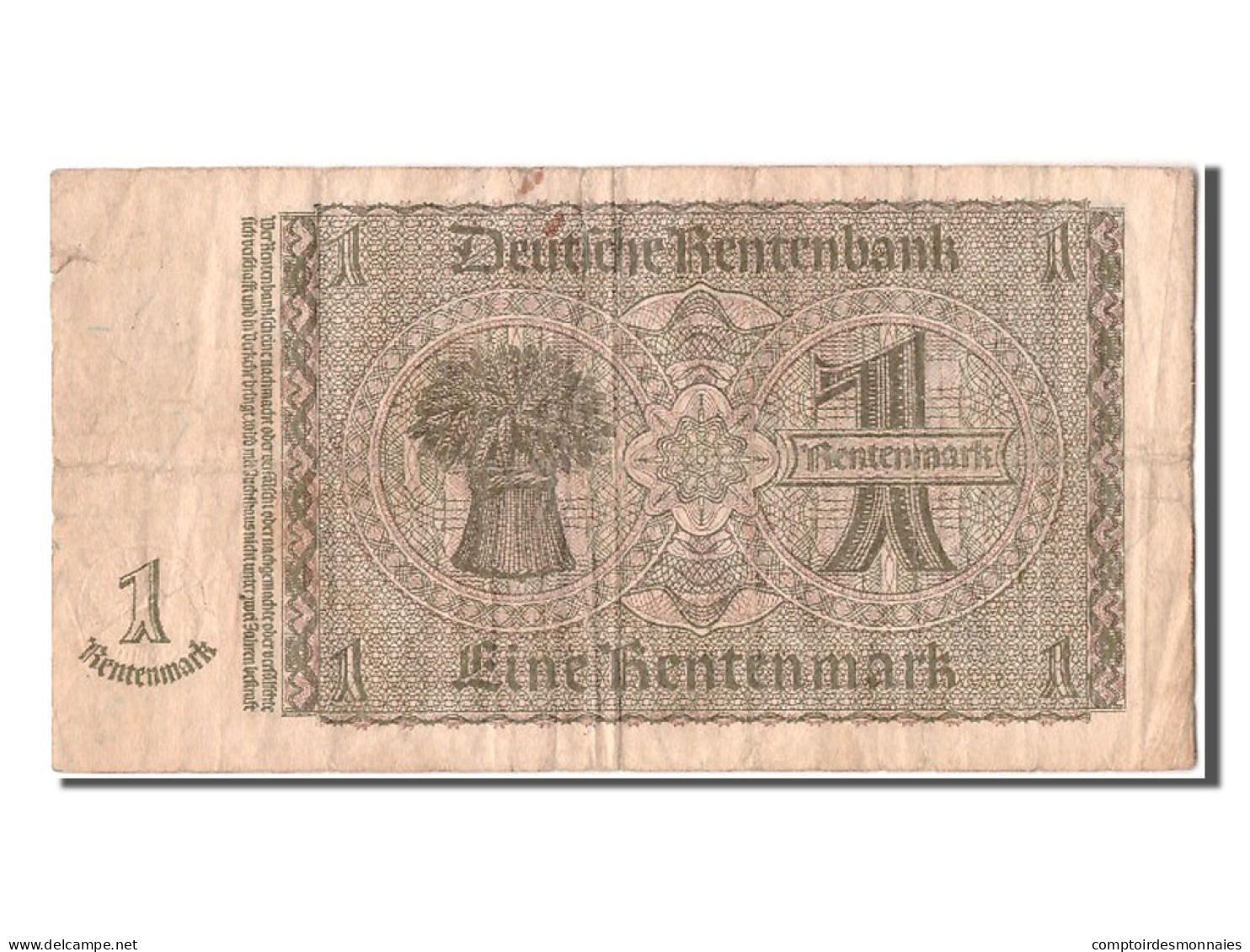 Billet, Allemagne, 1 Rentenmark, 1937, 1937-01-30, TB - 1 Rentenmark