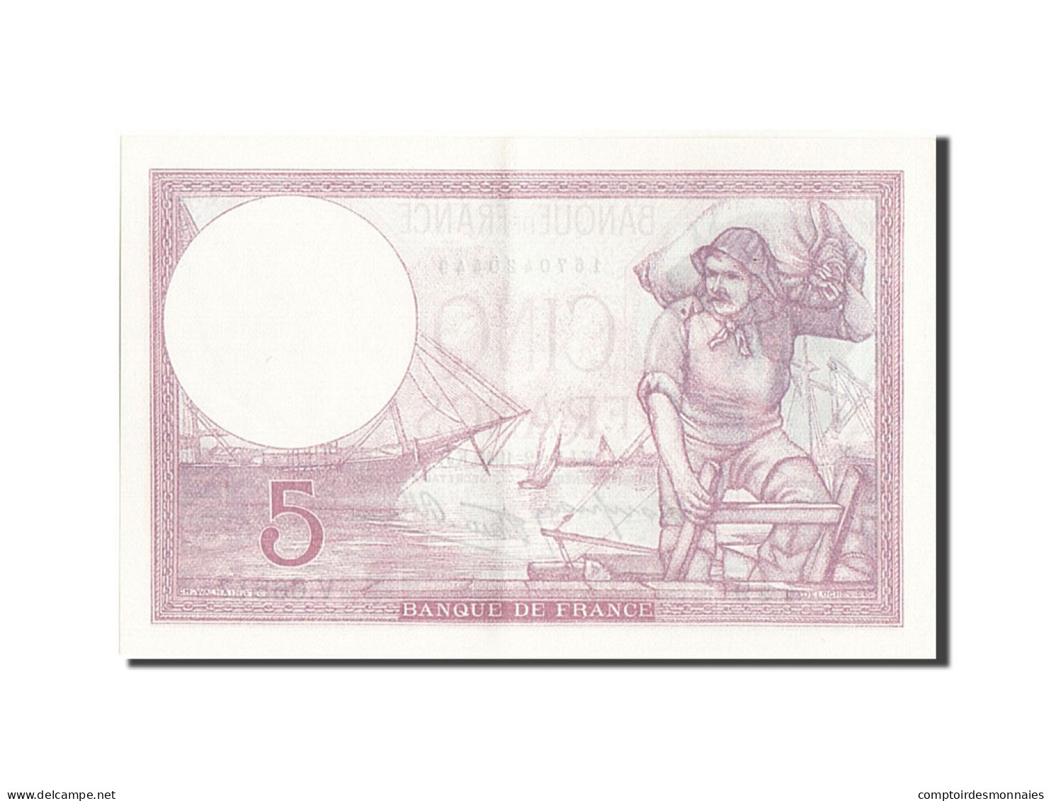 Billet, France, 5 Francs, 5 F 1917-1940 ''Violet'', 1940, 1940-12-05, SPL - 5 F 1917-1940 ''Violet''