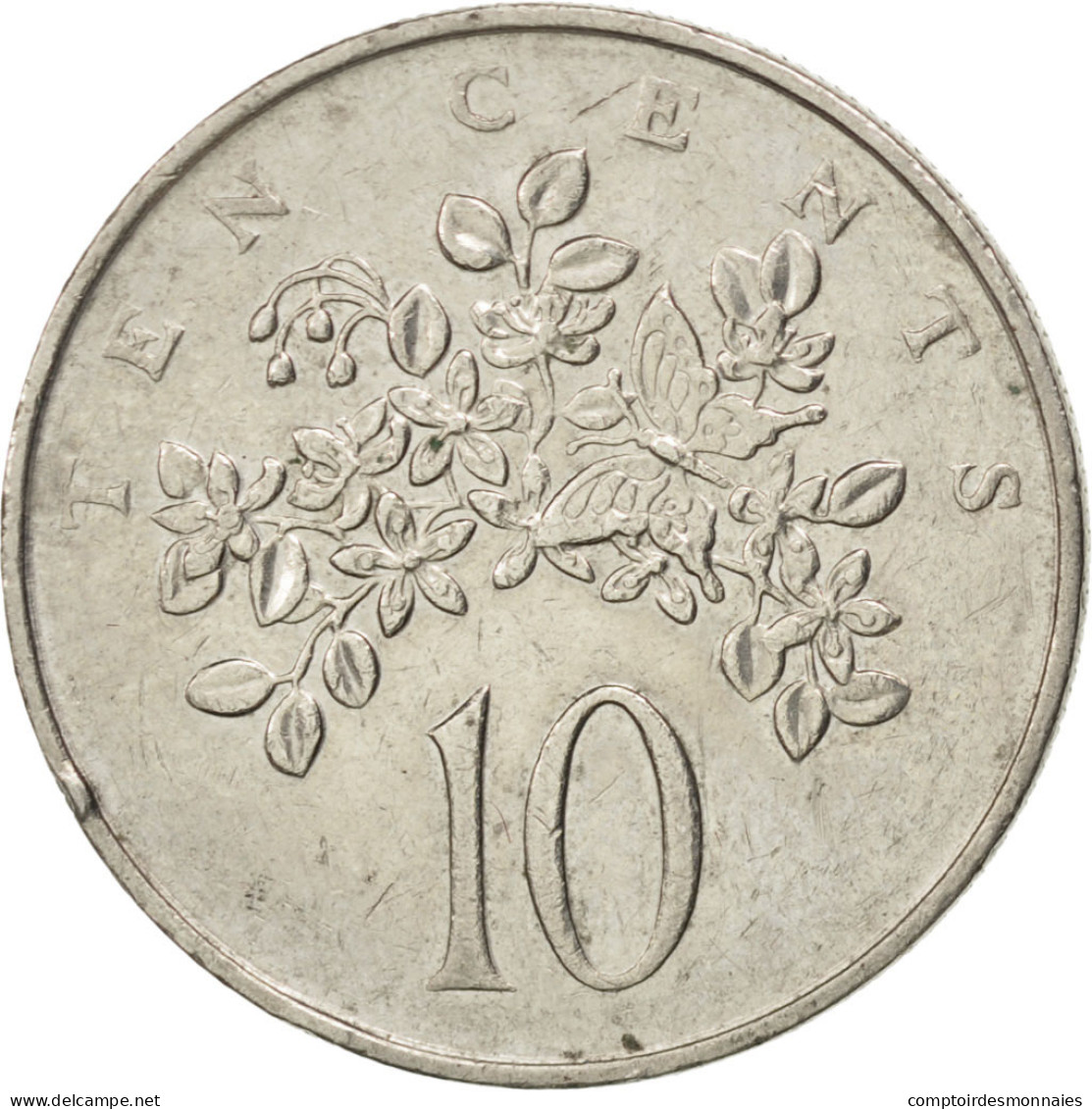 Monnaie, Jamaica, Elizabeth II, 10 Cents, 1987, TTB, Copper-nickel, KM:47 - Jamaica