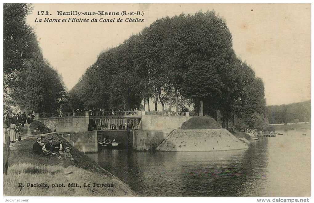 93    NEUILLY SUR MARNE  LA MARNE ET L'ENTREE DU CANAL DE CHELLES      173 - Neuilly Sur Marne