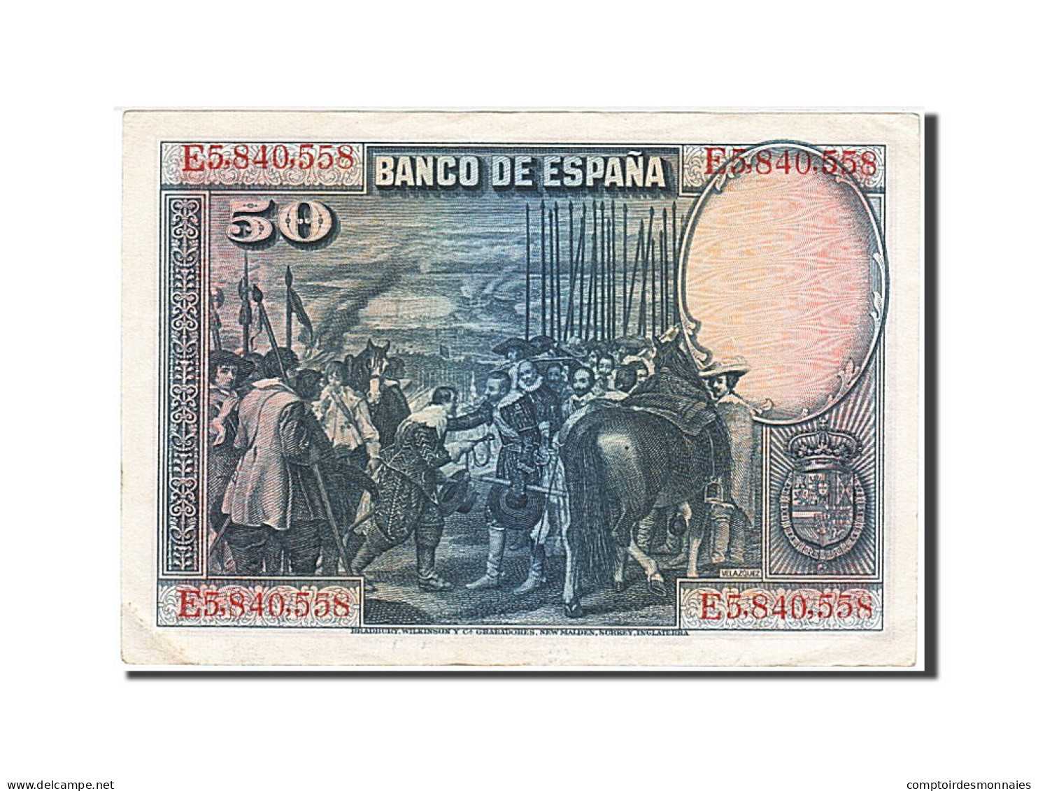 Billet, Espagne, 50 Pesetas, 1928, 1928-08-15, SUP - 50 Pesetas