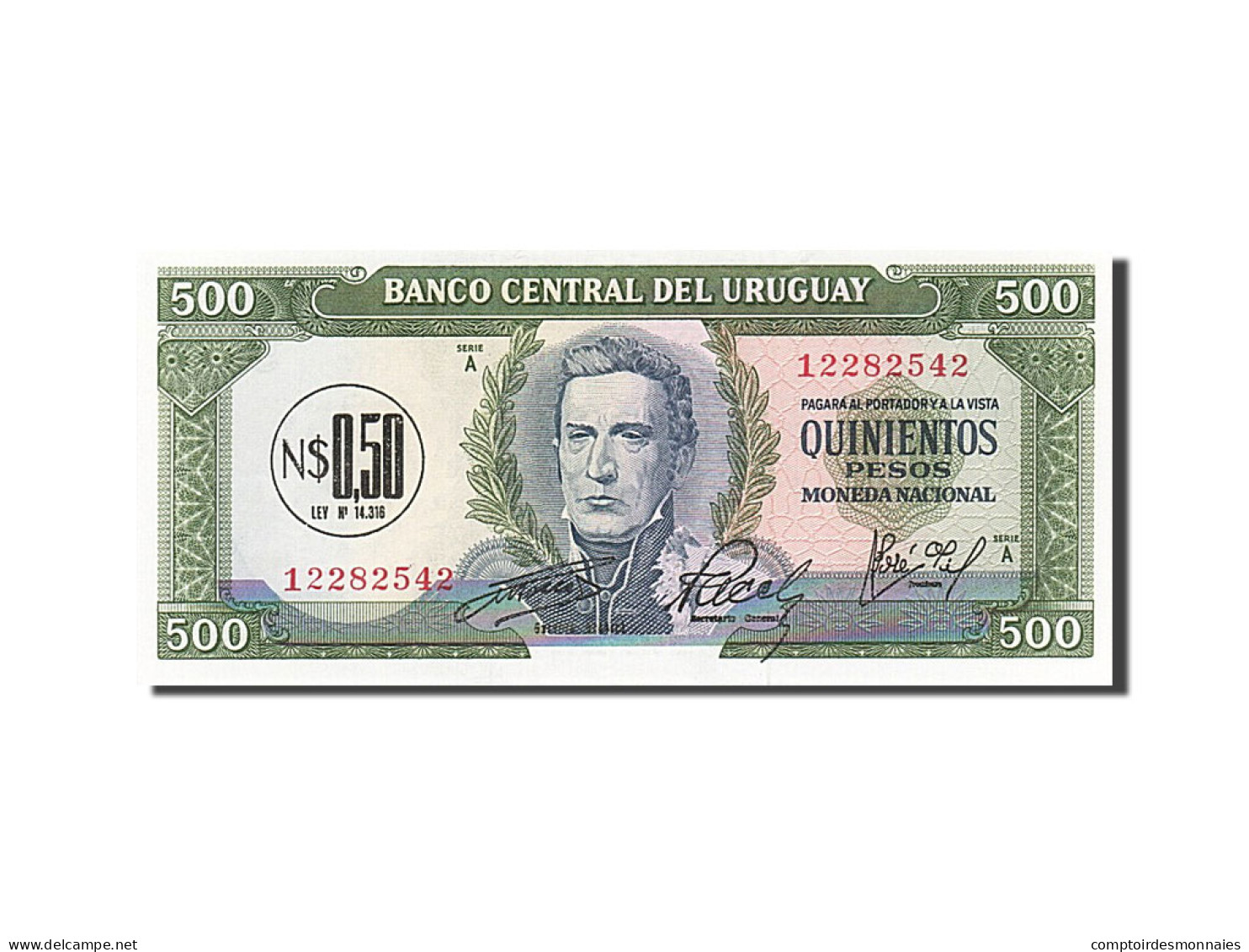 Billet, Uruguay, 500 Pesos, 1967, NEUF - Uruguay