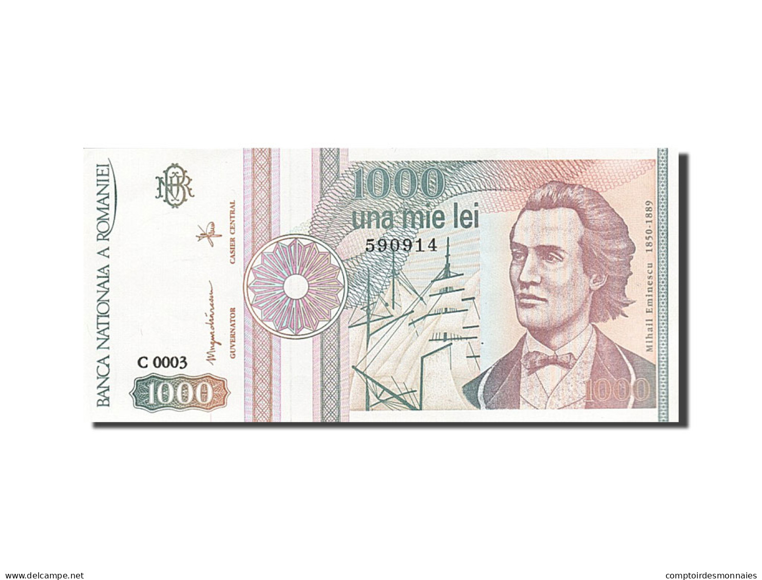 Billet, Roumanie, 1000 Lei, 1991, 1991-09-01, SPL - Romania