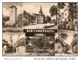 Bad Langensalza - S/w Mehrbildkarte 3 - Bad Langensalza