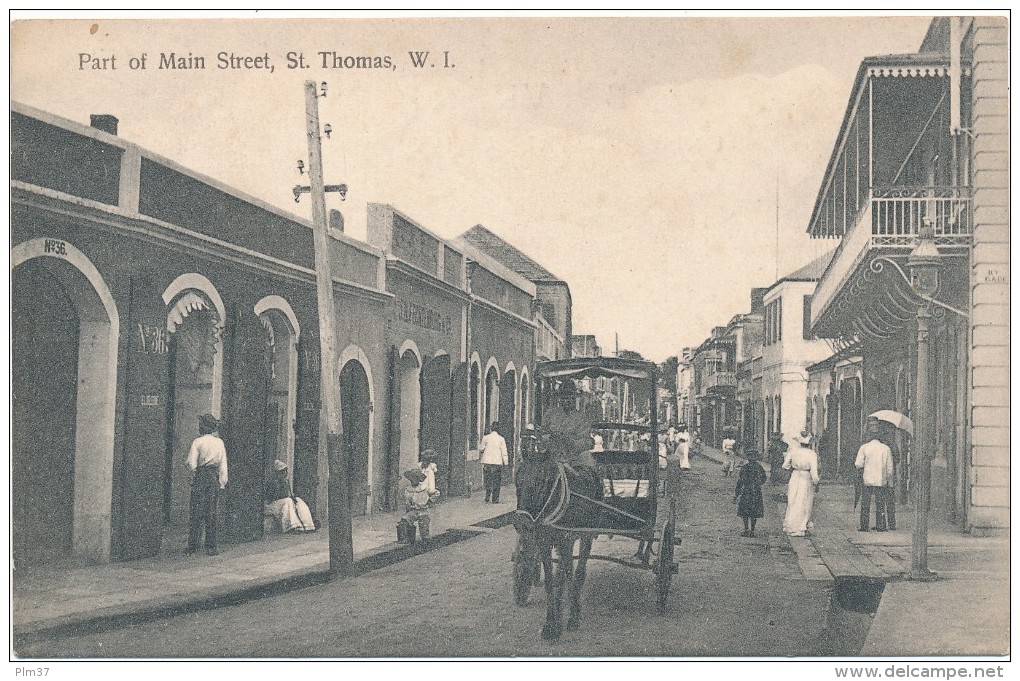 ST THOMAS - Part Of Main Street - W.I. - Jungferninseln, Amerik.