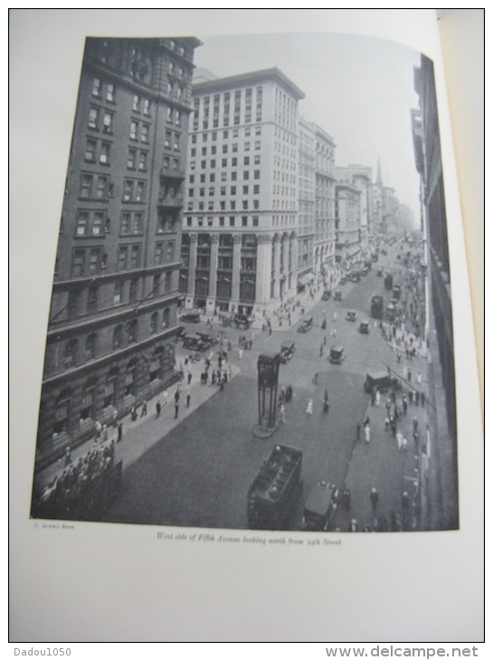 NEW YORK,FIFTH AVENUE OLD AND NEW 1824 1924