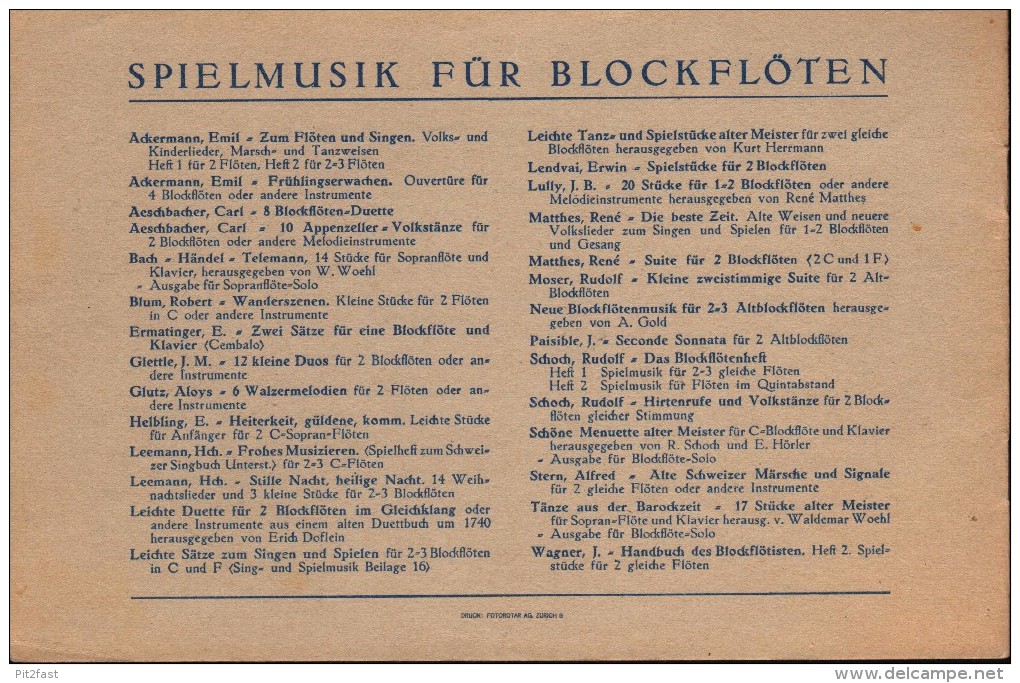 Altes Notenbuch , Tänze Aus Der Barockzeit , Barock , Waldemar Woehl , Musik , Blockflöte !!! - Instruments à Vent