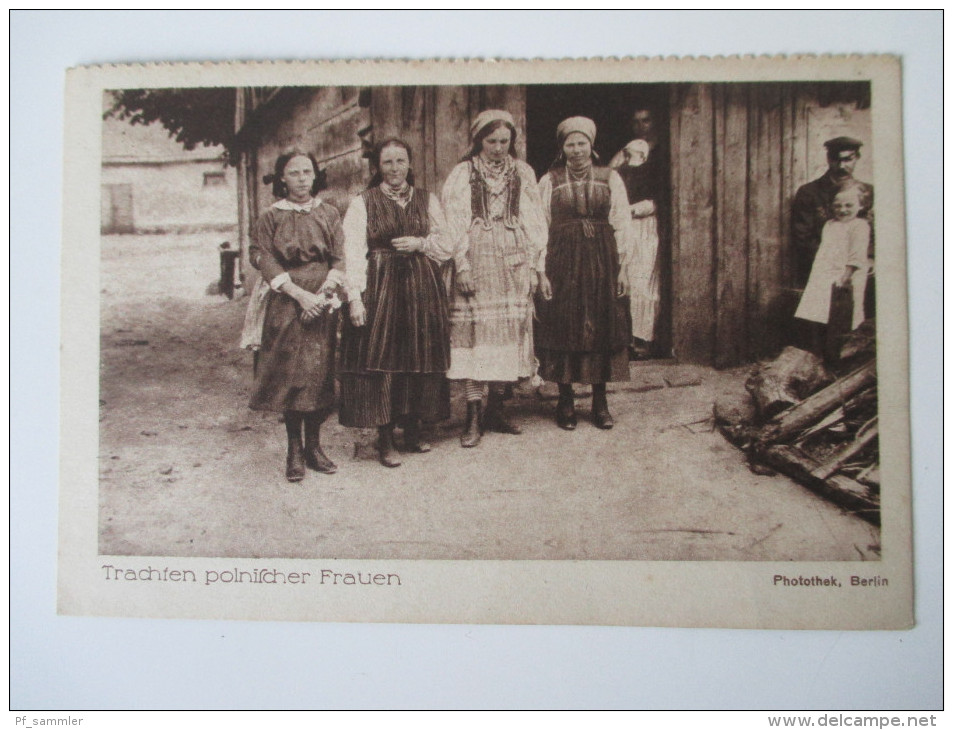 AK 1919 Trachten Polnischer Frauen. Photothek, Berlin. Rote - Kreuz Kalender - Europe