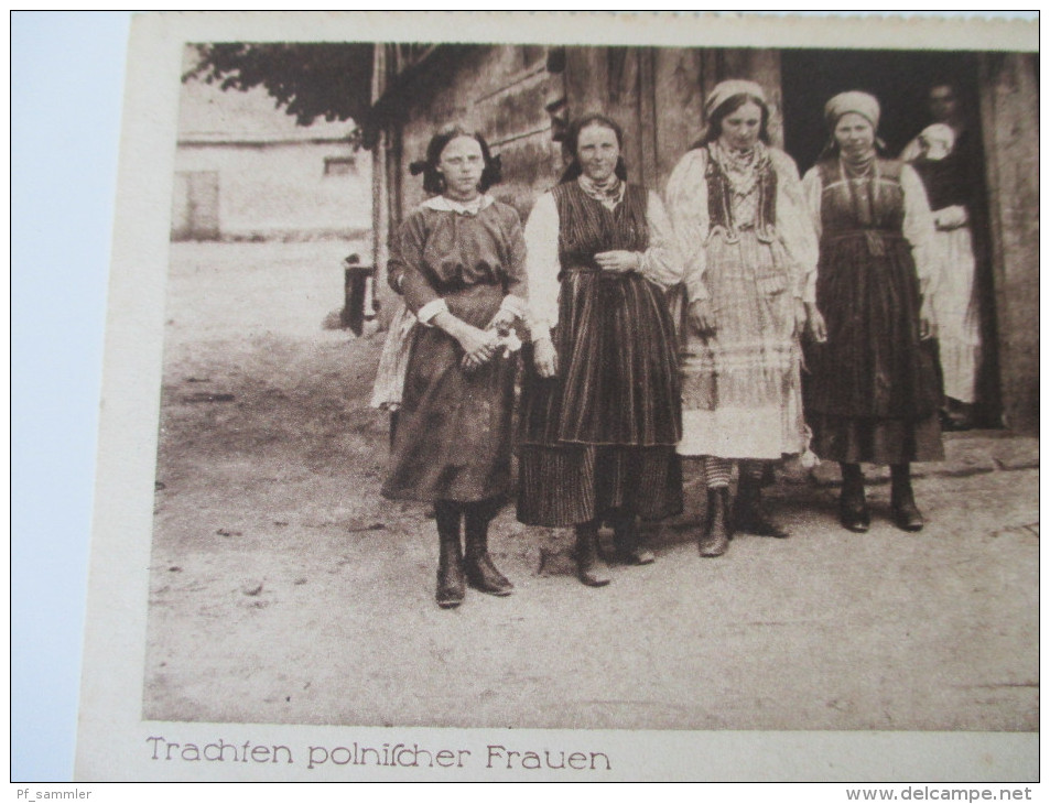 AK 1919 Trachten Polnischer Frauen. Photothek, Berlin. Rote - Kreuz Kalender - Europa