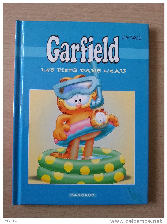 Garfield Jim Davis Les Pieds Dans L’eau édition Publicitaire Total Petit Format  Cartonné - Garfield