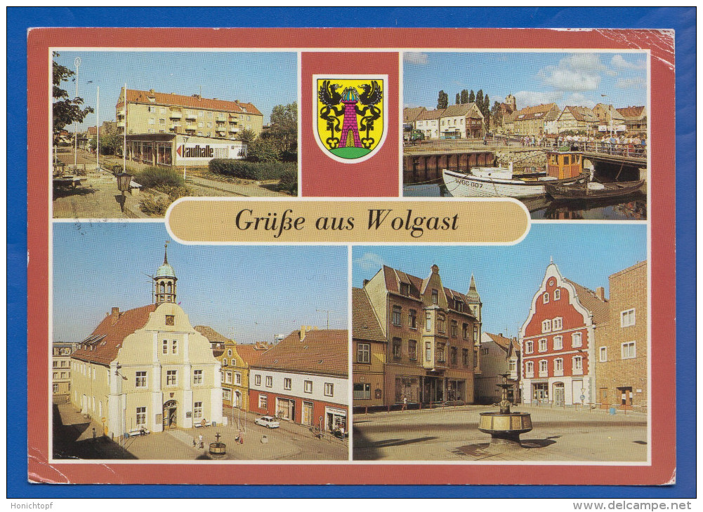 Deutschland; Wolgast; Multivuekarte - Wolgast