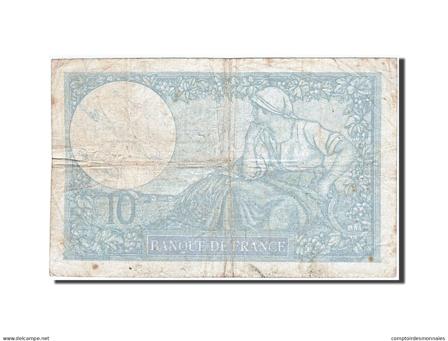 Billet, France, 10 Francs, 10 F 1916-1942 ''Minerve'', 1940, 1940-12-05, B+ - 10 F 1916-1942 ''Minerve''