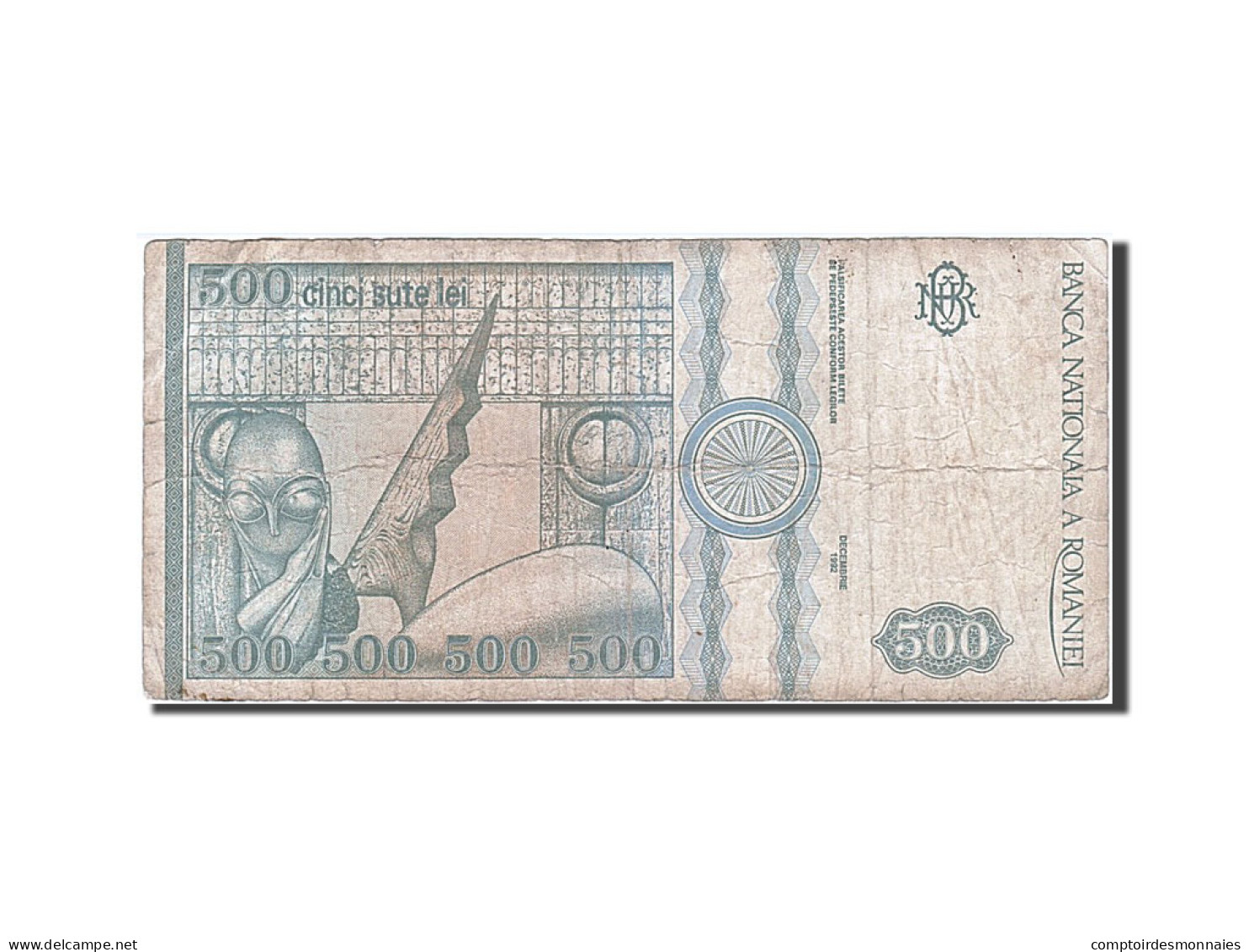 Billet, Roumanie, 500 Lei, 1992, B - Romania