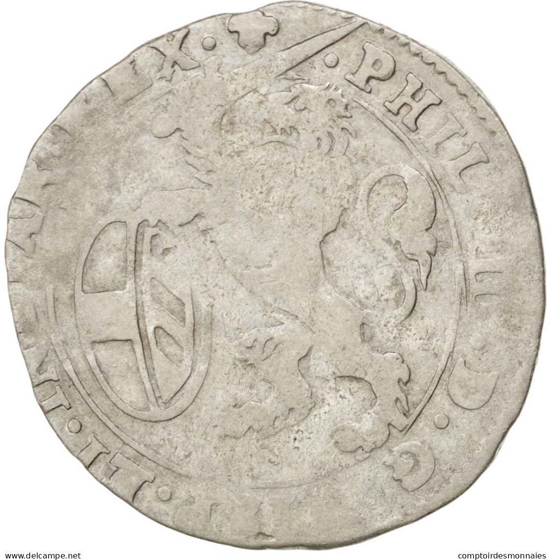 Monnaie, Pays-Bas Espagnols, BRABANT, Escalin, 1623, Brabant, TB, Argent - Autres & Non Classés