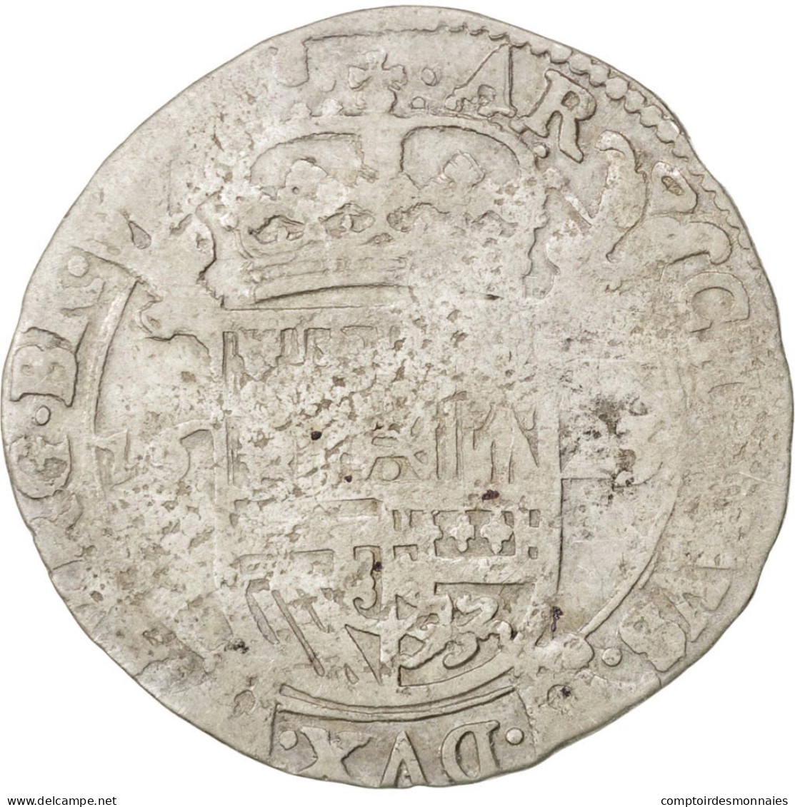 Monnaie, Pays-Bas Espagnols, BRABANT, Escalin, 1623, Brabant, TB, Argent - Autres & Non Classés