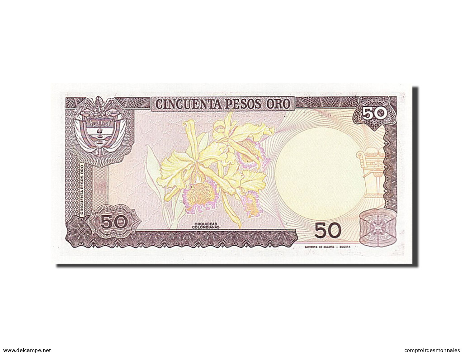 Billet, Colombie, 50 Pesos Oro, 1985, 1985-01-01, NEUF - Kolumbien