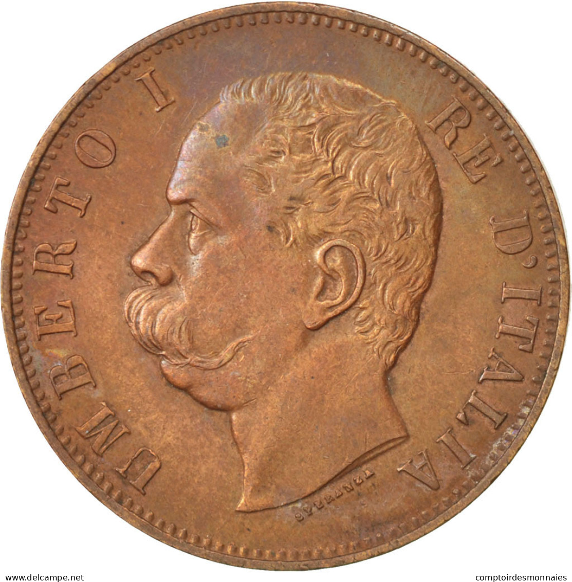 Monnaie, Italie, Umberto I, 10 Centesimi, 1893, Rome, SUP, Cuivre, KM:27.2 - 1878-1900 : Umberto I.
