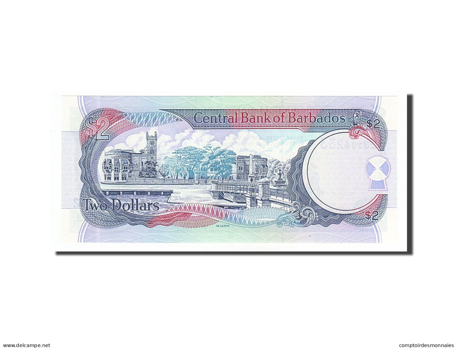 Billet, Barbados, 2 Dollars, 1999, NEUF - Barbados