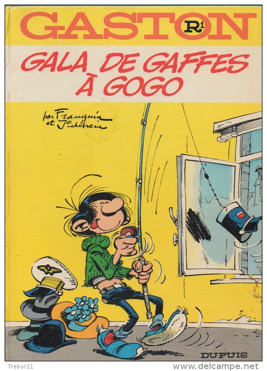 FRANQUIN, Gaston N° 1 - Gala De Gaffes à Gogo. 4 Scans - Franquin