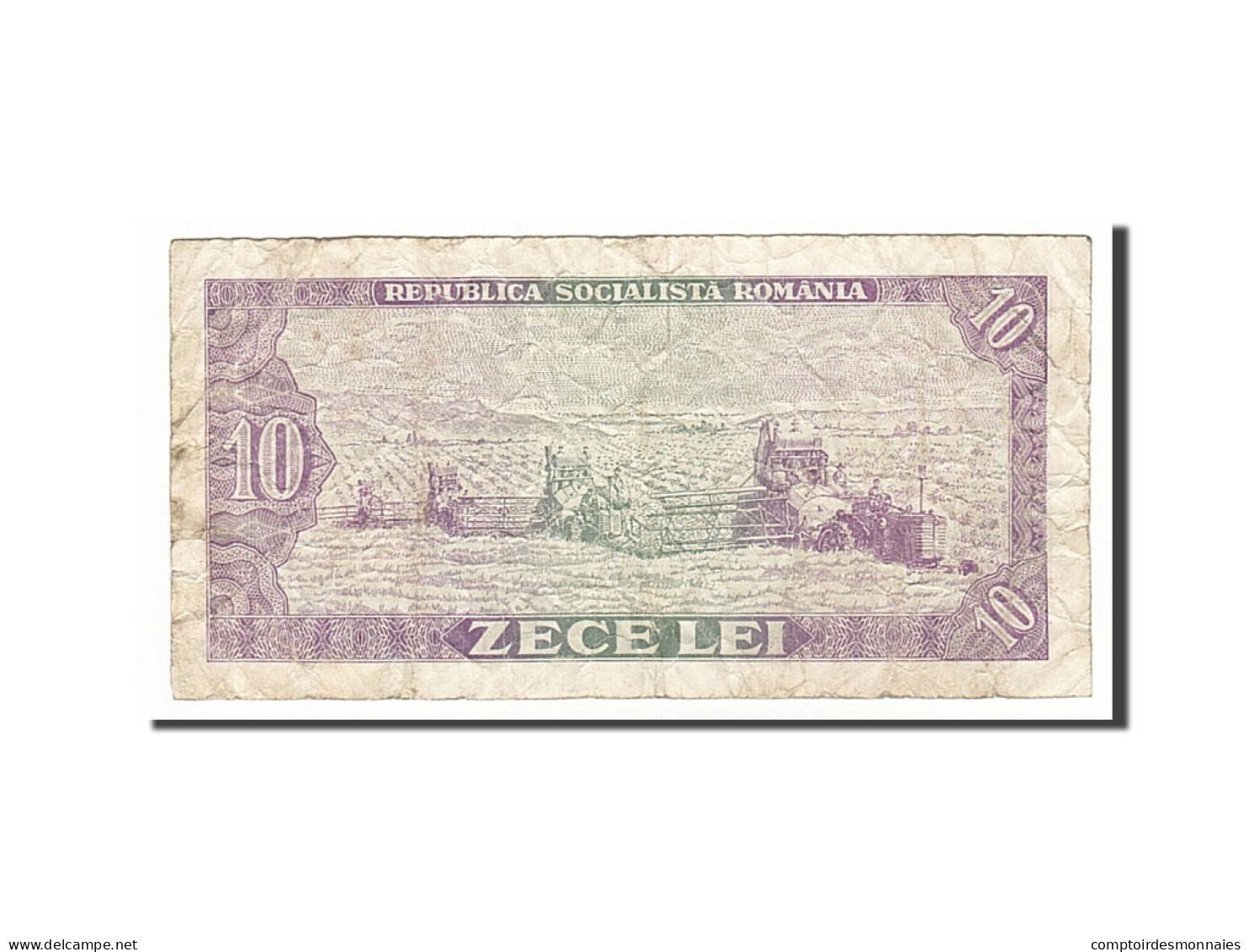 Billet, Roumanie, 10 Lei, 1966, TB - Romania