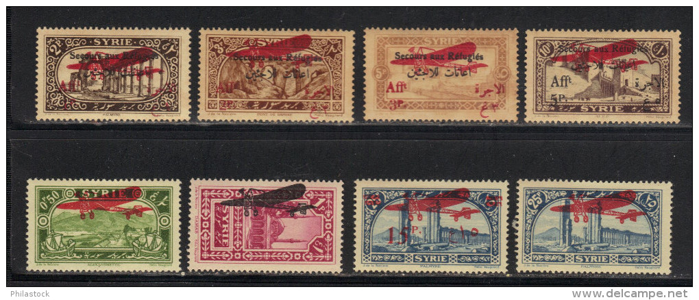 SYRIE PA N° 34 à 42 * Sauf 40 - Airmail