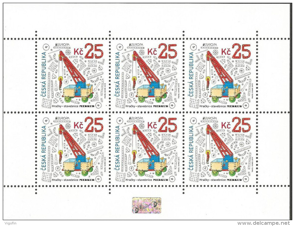 CZ 2015-849 EUROPA CEPT, CZECH REPUBLIK, MS, MNH - Blocks & Sheetlets