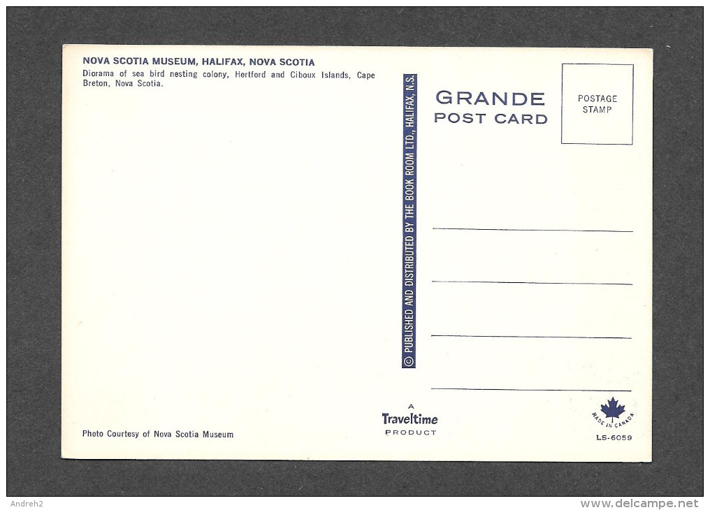 CAPE BRETON - NOVA SCOTIA - SEA BIRD NESTING COLONY HERFORD AND CIBOUX ISLAND - PHOTO NOVA SCOTIA MUSEUM HALIFAX - Cape Breton