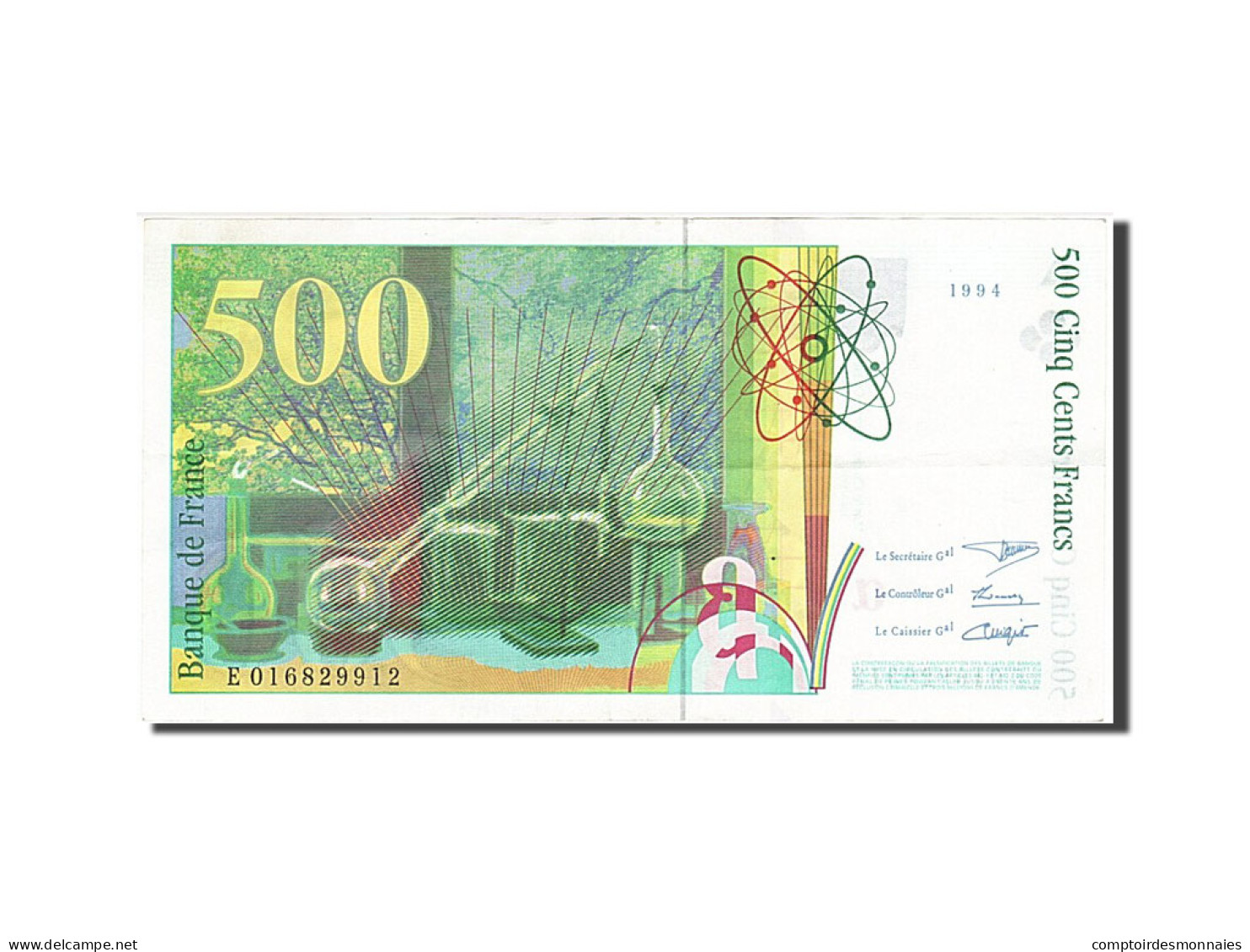 Billet, France, 500 Francs, 500 F 1994-2000 ''Pierre Et Marie Curie'', 1994 - 500 F 1994-2000 ''Pierre En Marie Curie''